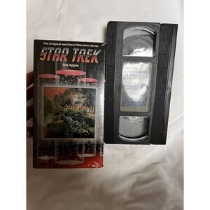 BIT Star Trek Original TV Series VHS Tape Movie Kirk Spock‎ 1985 The Apple